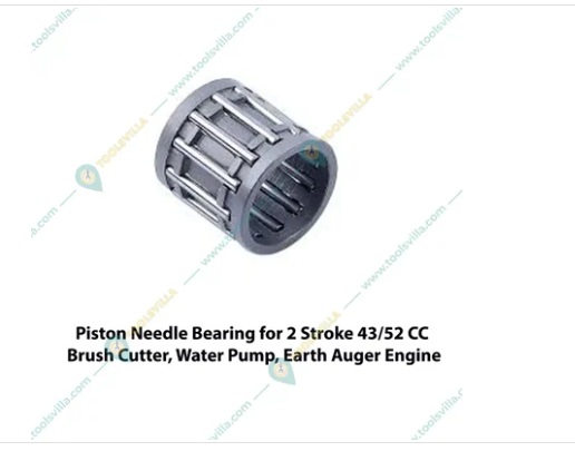 Piston Needle Bearing (Pack of 4) for 2 Stroke 43/52 CC Brush Cutter, Water Pump, Earth Auger Engine,
