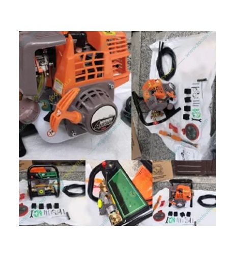 Heavy Duty 4 Stroke 31 CC, Agriculture Portable Power Sprayer | Pest Sprayer With Hose Pipe & Spray Gun