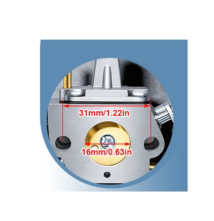 FS250 Carburetor, Replacement for STHIL FS120 FS250 FS200 FS350 String Trimmer Brushcutter, Replacement for STHIL BT120C BT121 Auger, Replaces 4134 120 0652, C1Q-S161B