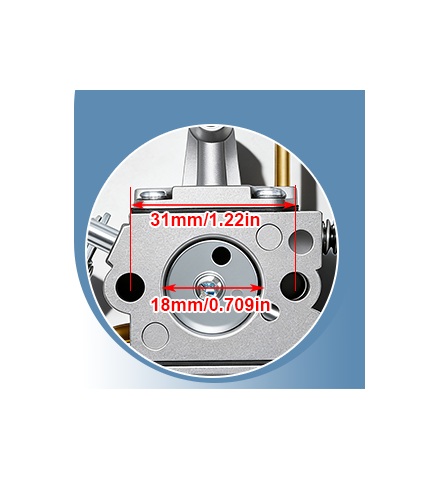 FS250 Carburetor, Replacement for STHIL FS120 FS250 FS200 FS350 String Trimmer Brushcutter, Replacement for STHIL BT120C BT121 Auger, Replaces 4134 120 0652, C1Q-S161B