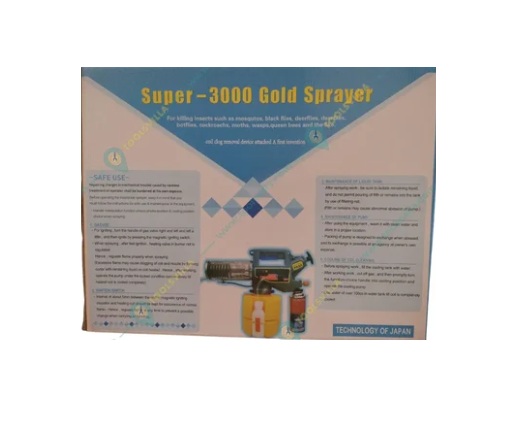 Latson Super-3000 Gold Sprayer 3L Mini Thermal Fogging Machine for Pest & Insect Control