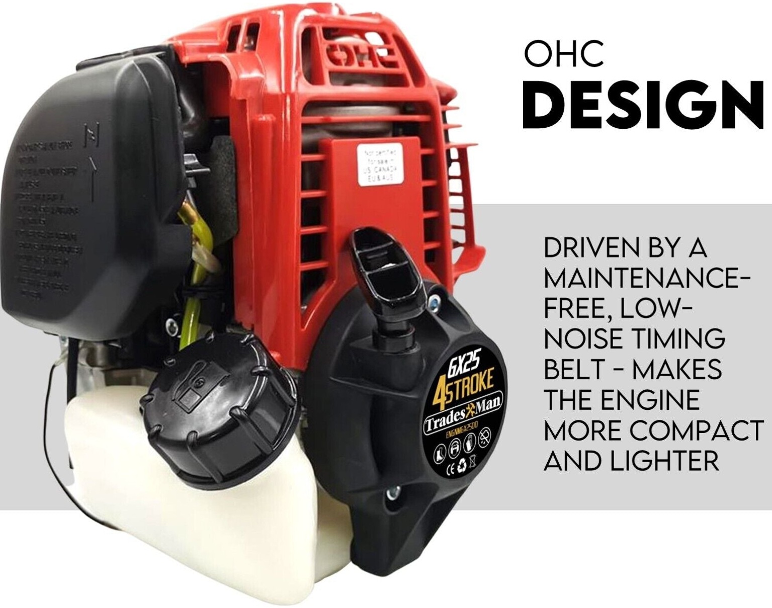 Replacement 4-Stroke Engine Motor for Honda GX25 Brush Cutter and Trimmer