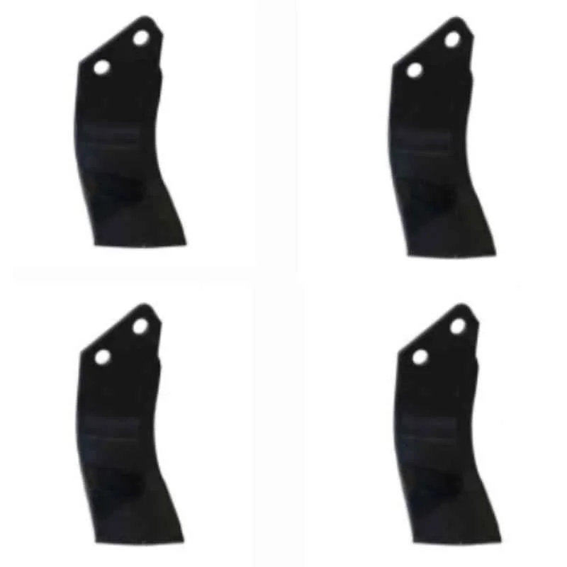 Greenleaf Boron Steel Black Dry Land Blade for Power Tiller, JS-DA-20211837 (Pack of 4)