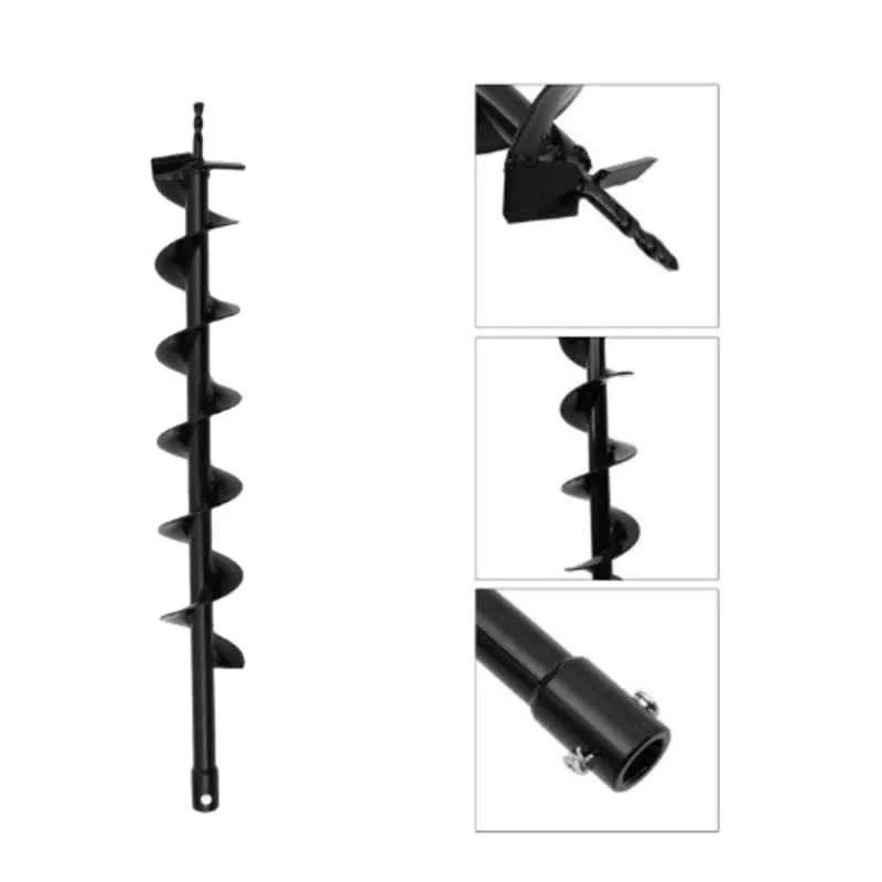 Greenleaf 2.2kW 68CC 2 Stroke Petrol Engine Heavy Duty Earth Auger with 4 inch