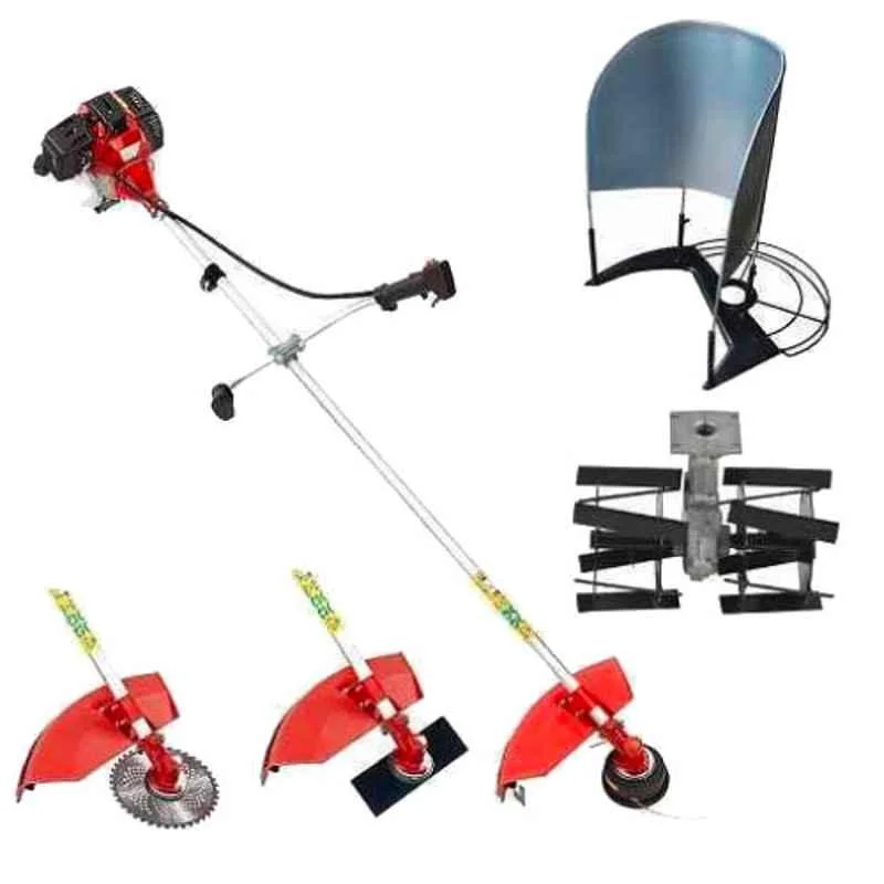 Greenleaf 1.25kW 2 Stroke Brush Cutter with Tiller Attachment