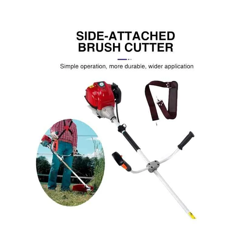 Greenleaf 1.7HP, 4 Stroke and 35 cc Sidepack Petrol Brush Cutter