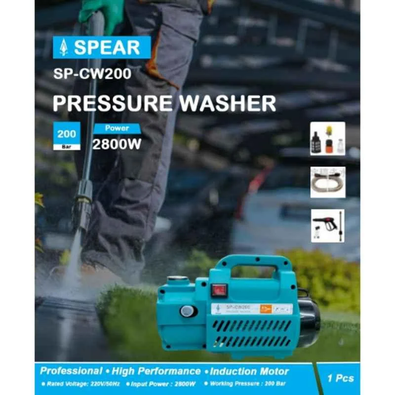 Spear SP-CW200 2800W 200bar Pressure Washer