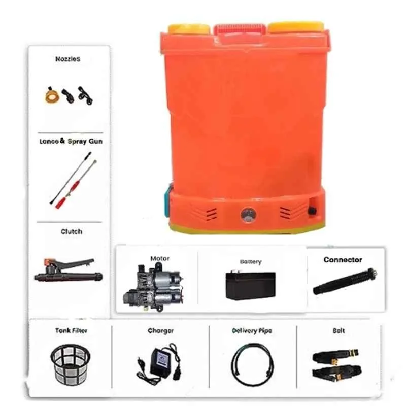 Greenleaf 18L 12V 12Ah Heavy Duty Double Motor Battery Sprayer,