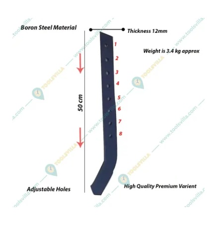 Made In India 2 pcs of Economy Back Rod Attachment for 5 to 12 HP Power Tiller