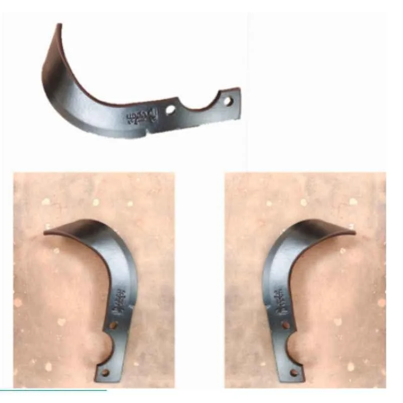 Greenleaf Boron Steel Black Anti Vibration Blade for Power Tiller, (Pack of 4)