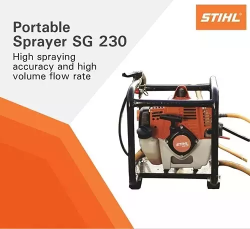 Stihl Power Sprayer SG-230, 2 Stroke 40.2 CC With 50 Meter Hose Pipe & 2 Spray Gun