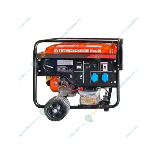 Heavy Duty 7 KVA Single Phase Recoil & Self Start Petrol Generator