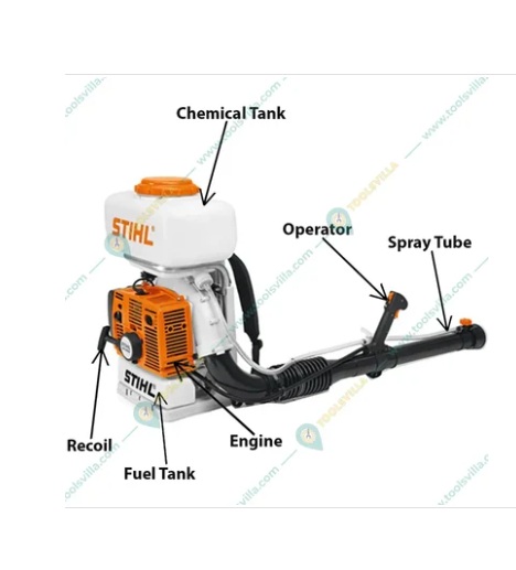 Stihl SR-450 Petrol Mist Blower, 2 Stroke 63.3 CC
