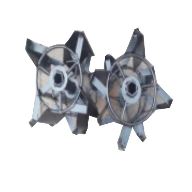 Greenleaf 14 inch Mild Steel Black Mini Paddy Cage Wheel for 7 & 9HP Petrol Power Tiller, JS-DA-20211825