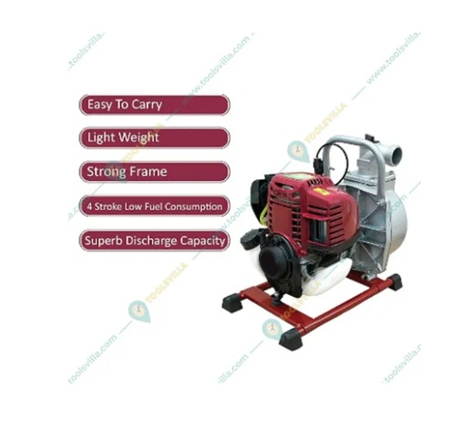 Greenleaf 4-Stroke, 1 Inch, 35cc Petrol Operated Water Pump With GX-35 Engine