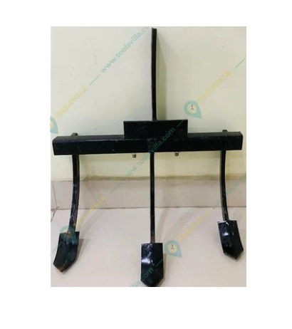 Mild Steel Economy Fix Cultivator Attachment for 5 to 10 HP Power Tiller
