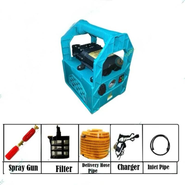 Heavy Duty 250 PSI Double Motor Portable Battery Sprayer 12V 14Ah Battery With 50 Meter Hose Pipe