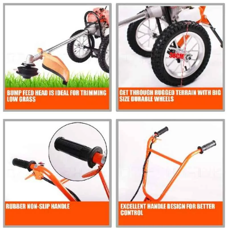 Greenleaf 3HP 63CC 2 Stroke Petrol Engine Mini Power Tiller