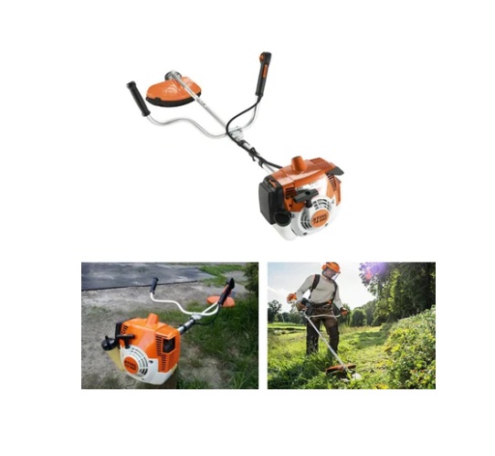 Stihl FS 351, 37.7CC 2-Stroke Sidepack Petrol Brush Cutter | 2.3 HP Grass Cutting Machine for Agriculture & Gardening