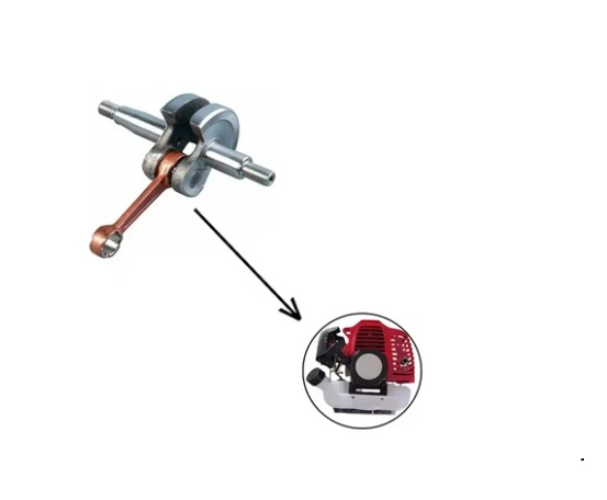 Crank Shaft for 52 CC Brush Cutter Engine