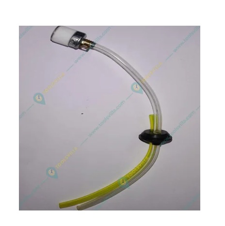 Carburetor and Fuel Filter with Pipe for Petrol Power Tiller 63/68 CC, 3HP
