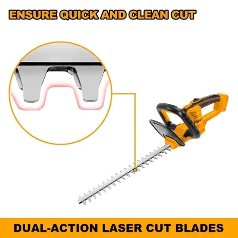 Ingco Cordless/ Battery Hedge Trimmer With 20 volt 460 mm | CHTLI20461