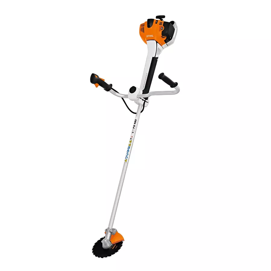Stihl FS 460, 45.6cc 3 HP 2-Stroke Petrol Brush Cutter with Autocut & Brush Knife & 420 mm Cutting Diameter