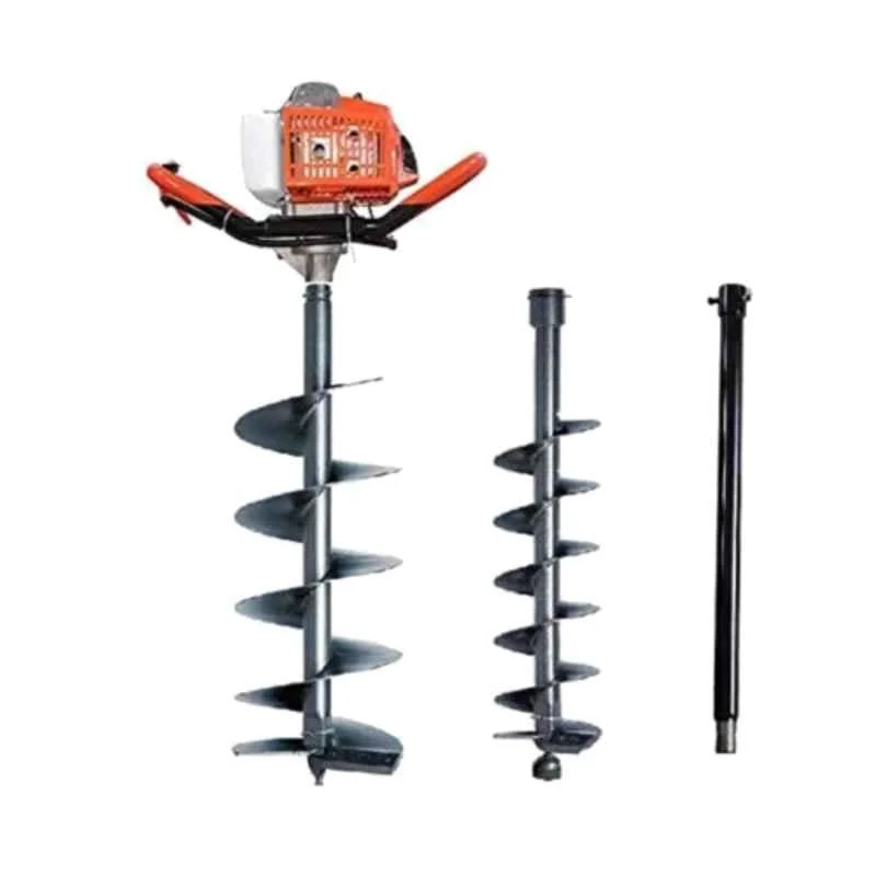 Greenleaf 2.2kW 68CC 2 Stroke Petrol Engine Heavy Duty Earth Auger with 4 inch