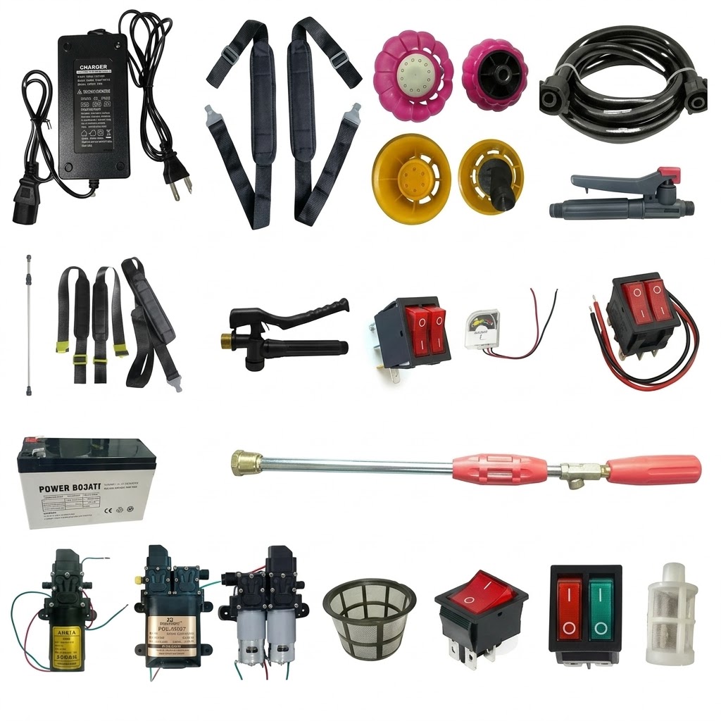 SPARE PARTS FOR BATTERY OPERATED SPRAYER