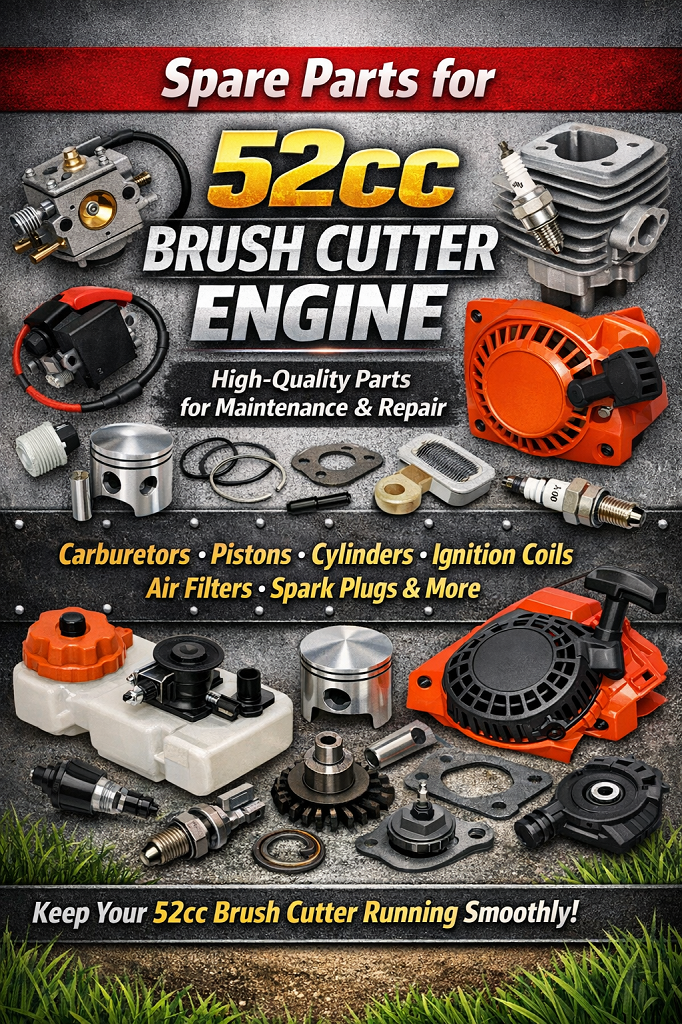 Spare Parts for 52cc Brush Cutter Engine