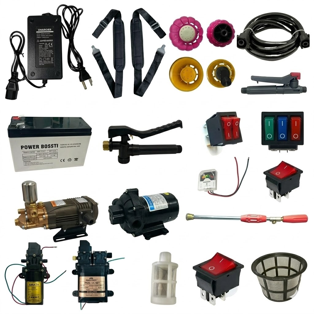 SPARE PARTS FOR KNAPSACK POWER SPRAYER