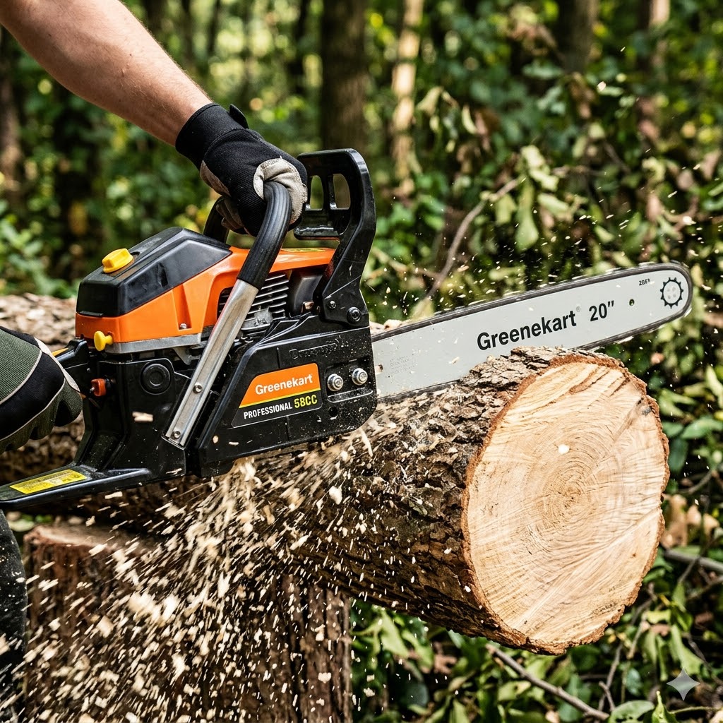 PETROL OPERATED CHAIN SAW