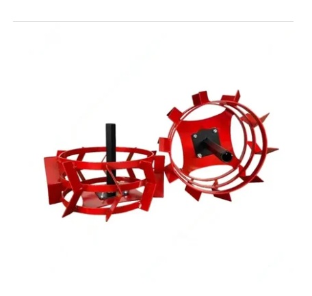 Heavy Duty 18 Inch Cage Wheel with Holder For 5 to 9 HP Petrol Power Tiller