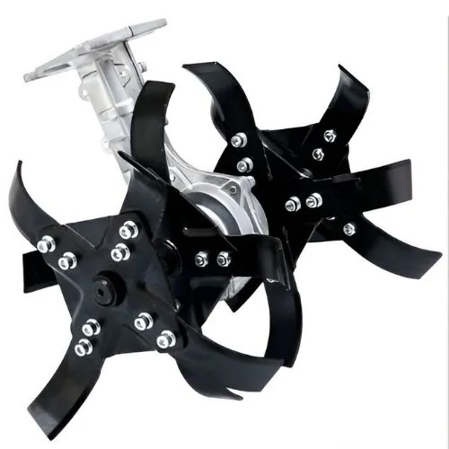 Heavy Duty 26 mm Round Tiller / Cultivator Attachment For Brush Cutter