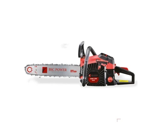 BSC Power 6258, 62-cc Petrol Chainsaw with 22 inch Guide Bar for Landscaping, Wood Cutting/Logging and Tree Felling