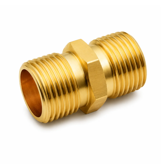 Brass Hex Nipple 20MM