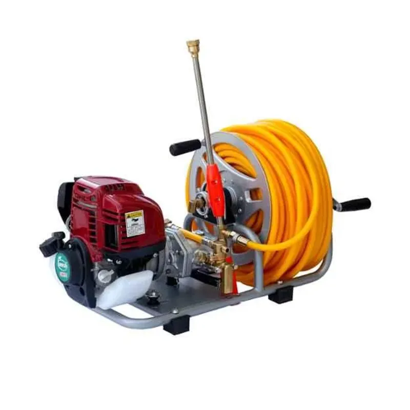 GREEN LEAF GX-35 PORTABLE POWER SPRAYER WITH HOSE REEL & 50 MTR HOSE PIPE